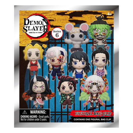 Gacha Demon Slayer: Kimetsu no Yaiba 3D Bag Clips Series 6