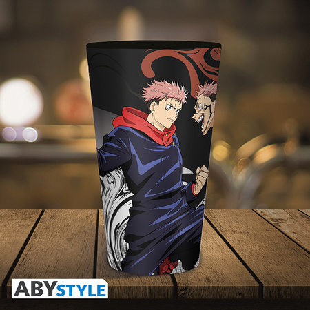 Szklanka Jujutsu Kaisen - Yuji kontra Sukuna