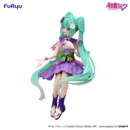 Figurka Hatsune Miku Noodle Stopper Flower Fairy Cosmos Purple Color 14 cm