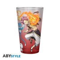 Szklanka Fairy Tail - Natsu, Lucy, Happy & Plue
