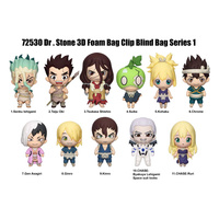 Gacha Dr. Stone 3D PVC Bag Clips Series 1