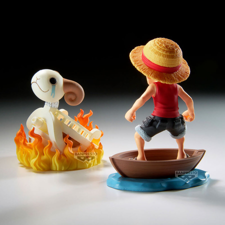 Figurka One Piece Luffy & Going Merry 8cm