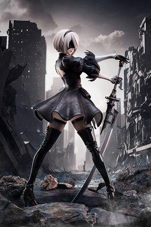 Figurka NieR:Automata Ver1.1a 1/4 2B (YoRHa No.2 Type B) 45 cm