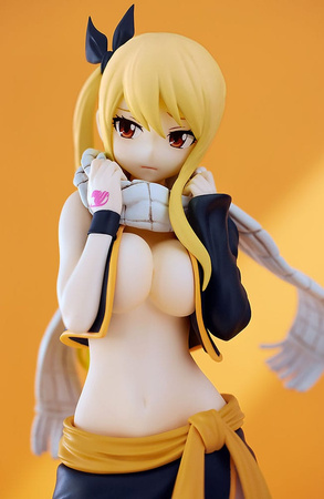 Figurka Fairy Tail Pop Up Parade Lucy Heartfilia Natsu Costume L Size 22 cm