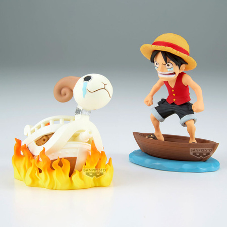 Figurka One Piece Luffy & Going Merry 8cm