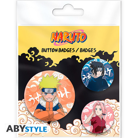 Zestaw  Przypinek Naruto