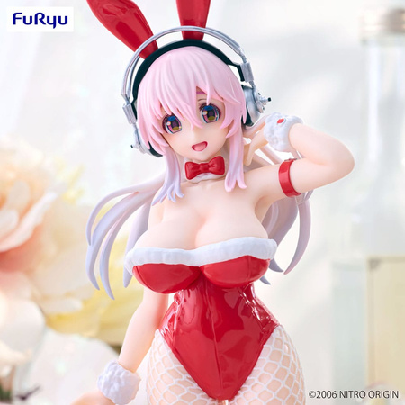 Figurka Super Sonico BiCute Bunnies Red Color Ver. 30 cm