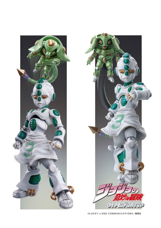 Figma JoJo's Bizarre Adventure Super Action Action Figure Chozokado (Ec Act 2 & Ec Act 3) 9 cm
