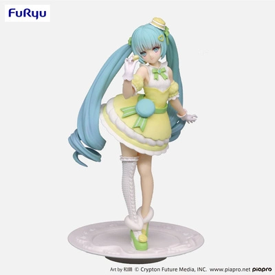 Figurka Hatsune Miku Exceed Creative SweetSweets Series Macaroon Citron Color Ver. 22 cm