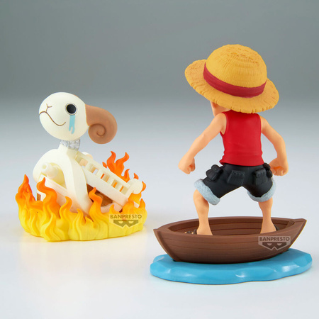 Figurka One Piece Luffy & Going Merry 8cm
