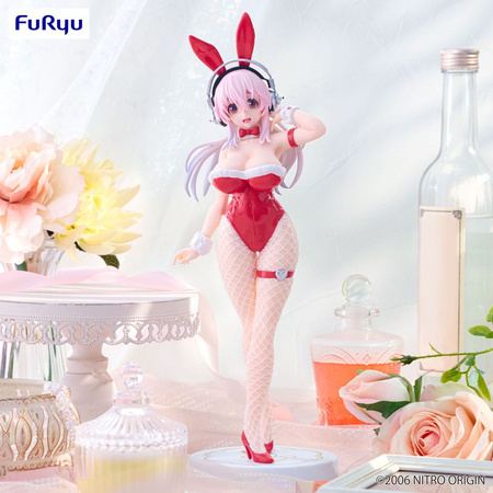 Figurka Super Sonico BiCute Bunnies Red Color Ver. 30 cm