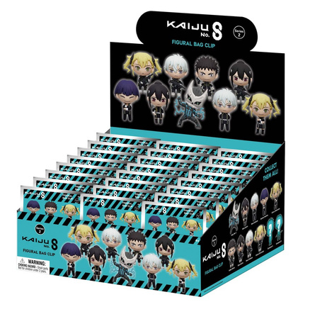 Gacha Kaiju No. 8 PVC Bag Clips Series 2