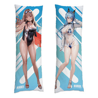 Poszewka na poduszkę Goddess of Victory: Nikke Dakimakura Rapi & Helm 150x50 cm