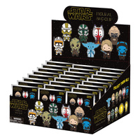 Gacha Star Wars-EP III Revenge Of Sith 3D PVC Bag Clips Series 1