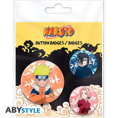 Zestaw  Przypinek Naruto
