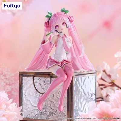 Figurka Hatsune Miku Noodle Stopper Sakura Miku 2024 Pearl Color 15 cm