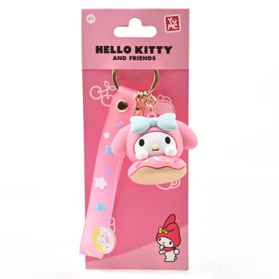 Brelok Sanrio Donut Series Keychain with Hand Strap My Melody 5 cm