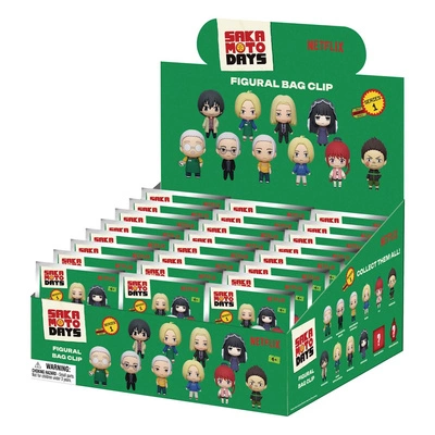 Gacha Sakamoto Days 3D PVC Bag Clips Series 1